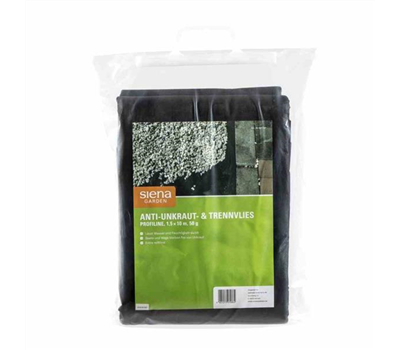 Siena Garden Anti-Unkrautvlies 1,5x10m, 100g schwarz Siena Garden Anti-Unkrautvlies 1,5x10m, 100g schwarz