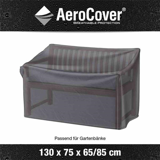 Aerocover Schutzhülle für Gartenbank 130x75xH65/85 cm