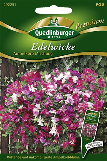 Gartenwickensamen 'Ampelkorb Mischung'