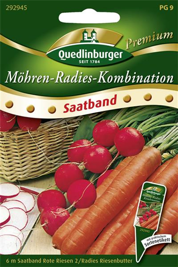 Möhren-Radies-Kombination-Samen