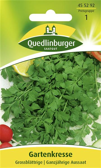 Gartenkressesamen 'Großblättrige'