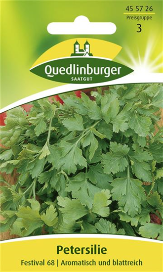 Glattblättrige Petersilie-Samen 'Festival 68'
