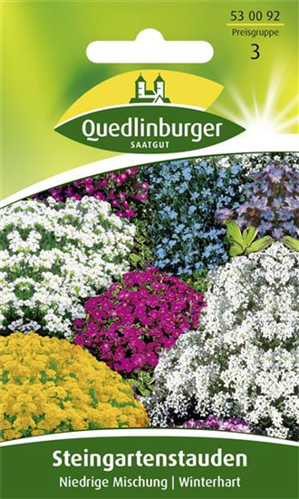 Steingartenstauden-Samen 'Niedrige Mischung'