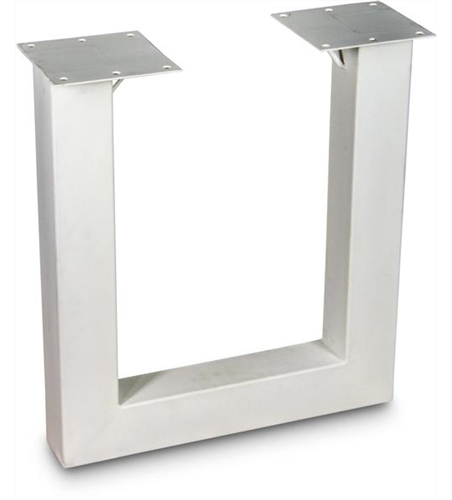 TINGO LIVING Untergestelle U-Form Set 100x100 Stahl weiss