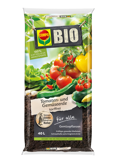 Compo BIO Tomaten- und Gemüseerde torffrei  Compo BIO Tomaten- und Gemüseerde torffrei