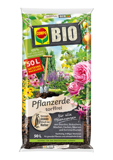 Compo BIO Pflanzerde torffrei 