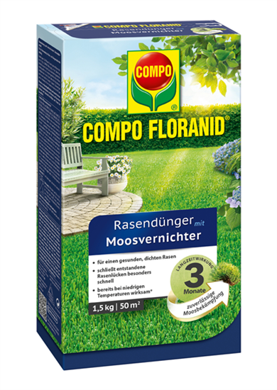 Compo FLORANID Rasendünger mit Moosvernichter 