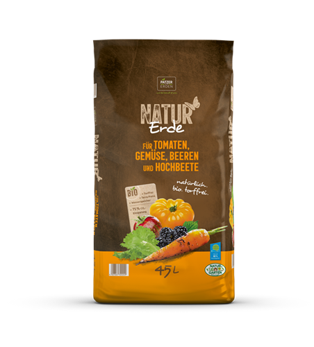 NATUR Erde für Tomaten, Gemüse, Beeren und Hochbeete