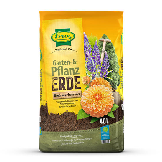 frux Garten- & Pflanzerde – Bodenverbesserer