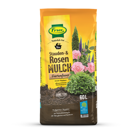 frux Bio Stauden- & Rosenmulch – Gartenfaser -torffrei- frux Bio Stauden- & Rosenmulch – Gartenfaser -torffrei-