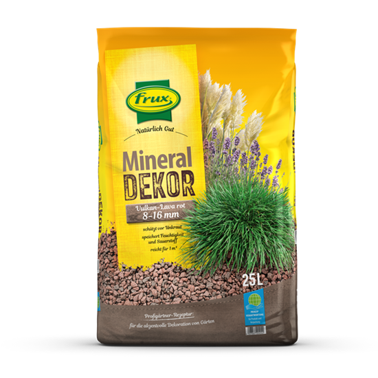 frux Mineraldekor Vulkan-Lava – rot