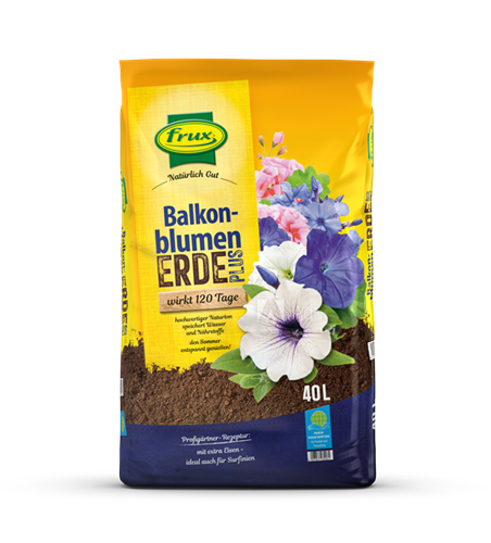 frux Balkonblumenerde Plus – mit Depotdünger
