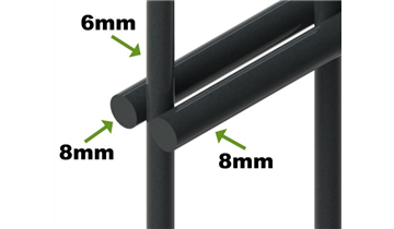 Komplett-Set inkl. Zaunpfosten Komplett-Set inkl. Zaunpfosten