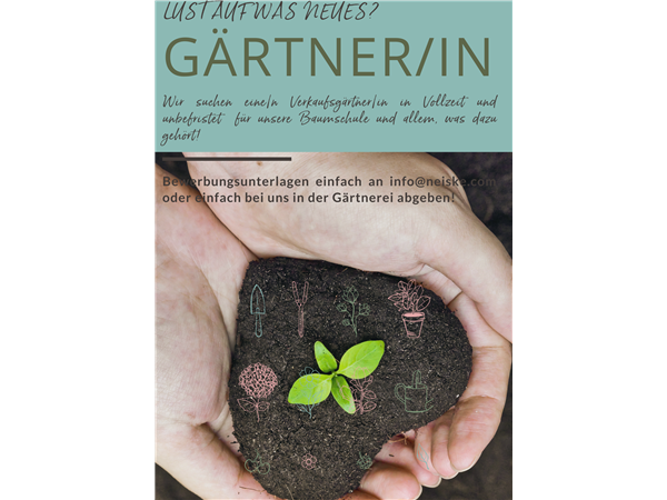 Komm in unser Team als Gärtner (m/w/d) ❕ 