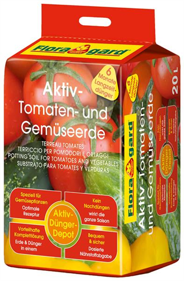 Floragard Aktiv Tomaten- und Gemüseerde Floragard Aktiv Tomaten- und Gemüseerde