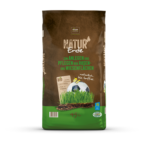NATUR Erde zum Anlegen und Pflegen von Rasen- und Wiesenflächen NATUR Erde zum Anlegen und Pflegen von Rasen- und Wiesenflächen