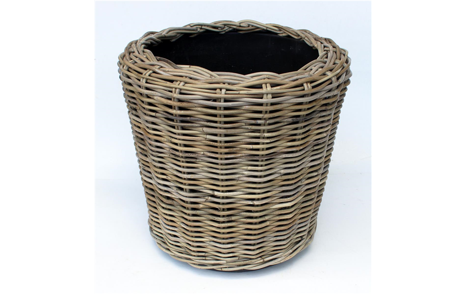 Drypot Rattan Grau D45H47cm