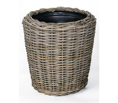Drypot Rattan Grau D50H52cm