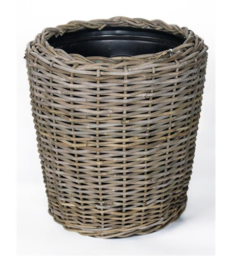 Drypot Rattan Grau D50H52cm