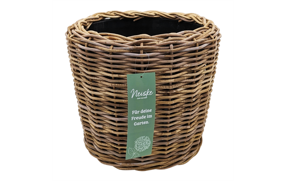 Drypot Rattan Grau D39H36cm