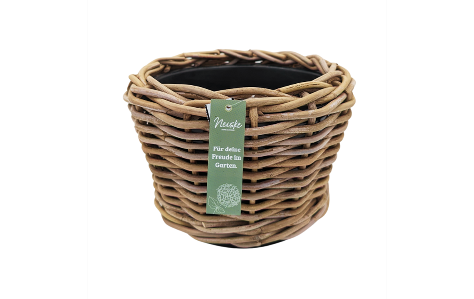 Drypot Rattan Grau D27H19cm