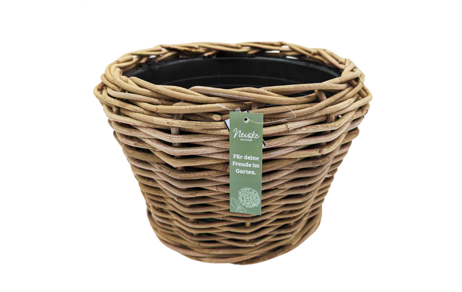 Drypot Rattan Grau D32H23cm