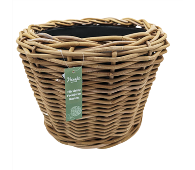 Drypot Rattan Grau D36H28