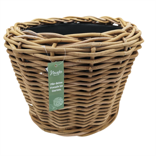 Drypot Rattan Grau D36H28