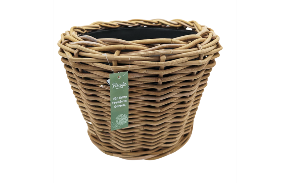 Drypot Rattan Grau D36H28